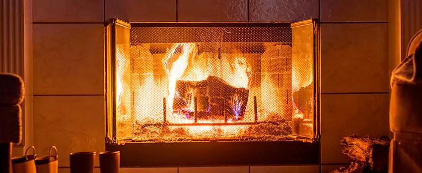 Mendota Hearth Landscape Fireplace Installation in Marysville, Washington