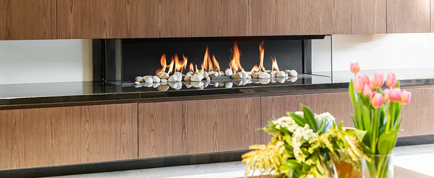 Double-height Fireplace Design Refurbishment in Marysville, Washington