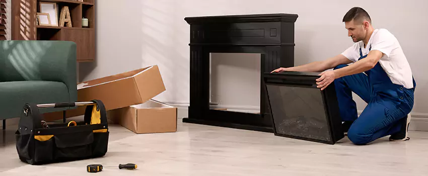 Old Rusted Metal Fireplace Repair And Replacement in Marysville, WA