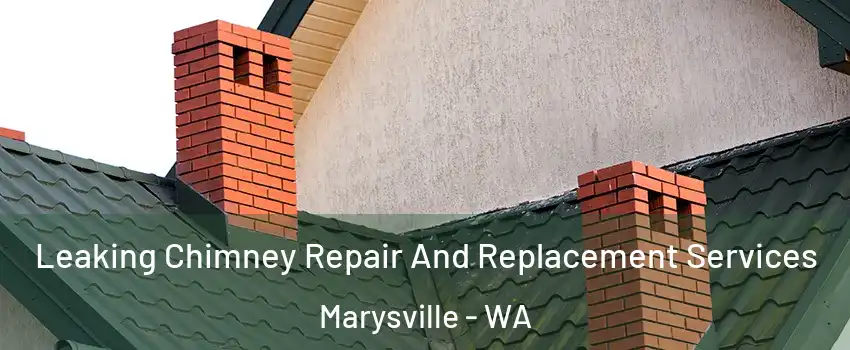  Leaking Chimney Repair And Replacement Services Marysville - WA